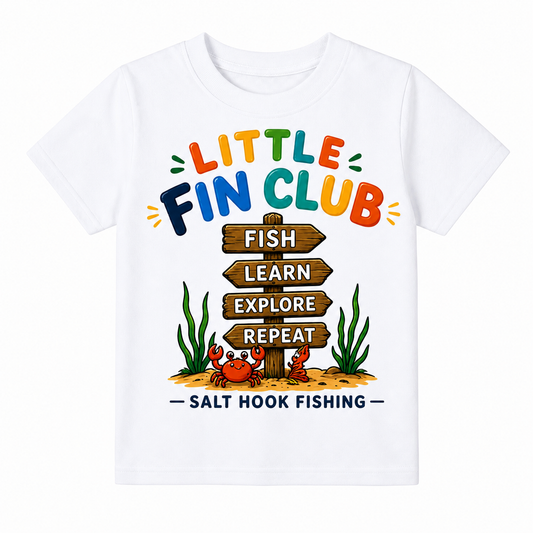 Pre- order- Little Fin Club – Fish Learn Explore Tee