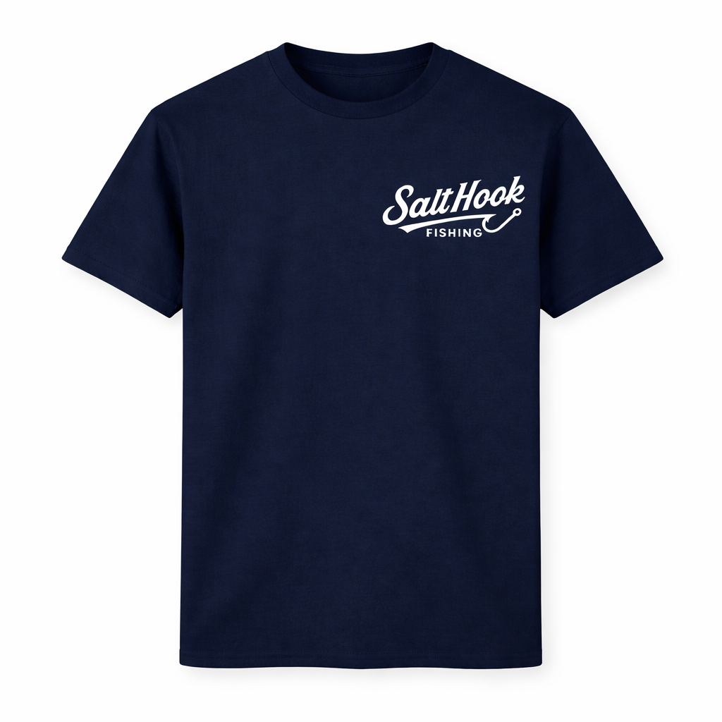 Pre-order- Salt Hook Fishing Signature Fin Performance T-shirt
