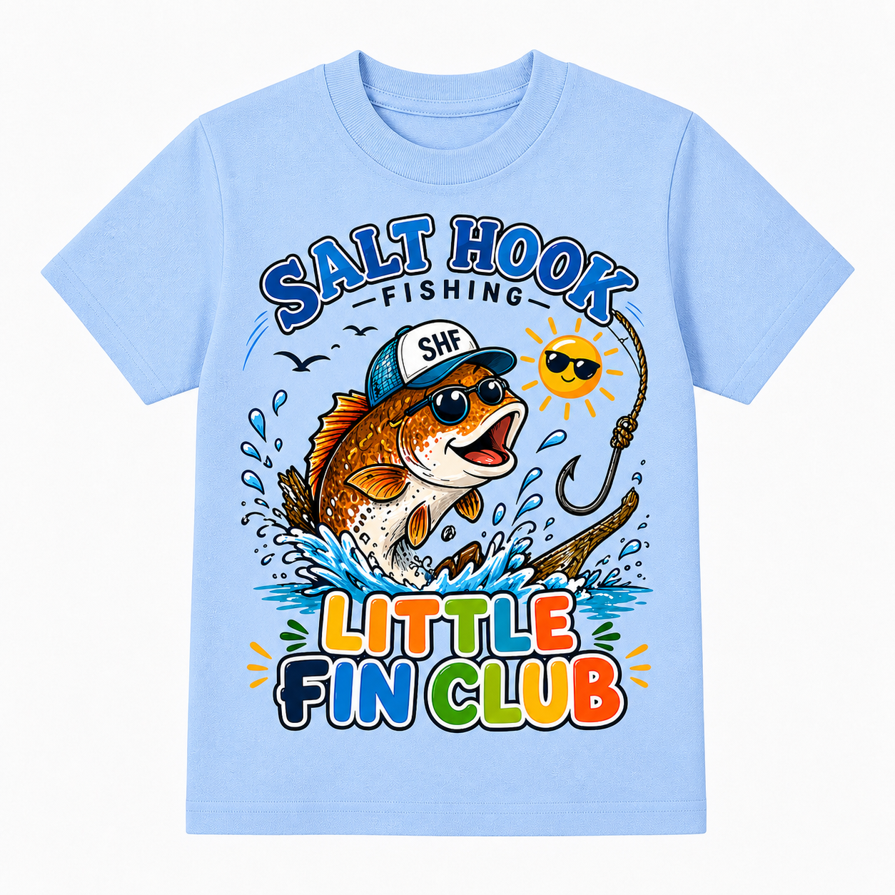 Little Fin Club – Salty Catch Tee