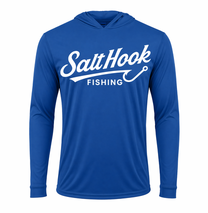 Pre- order- Salt Hook Fishing Signature Fin Performance sun hoodie