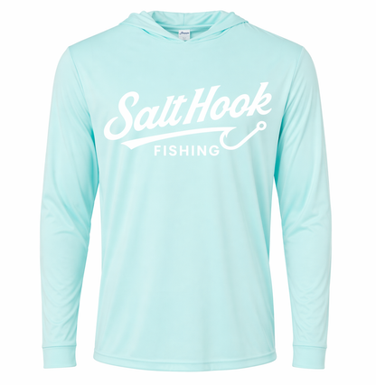 Pre- order- Salt Hook Fishing Signature Fin Performance sun hoodie