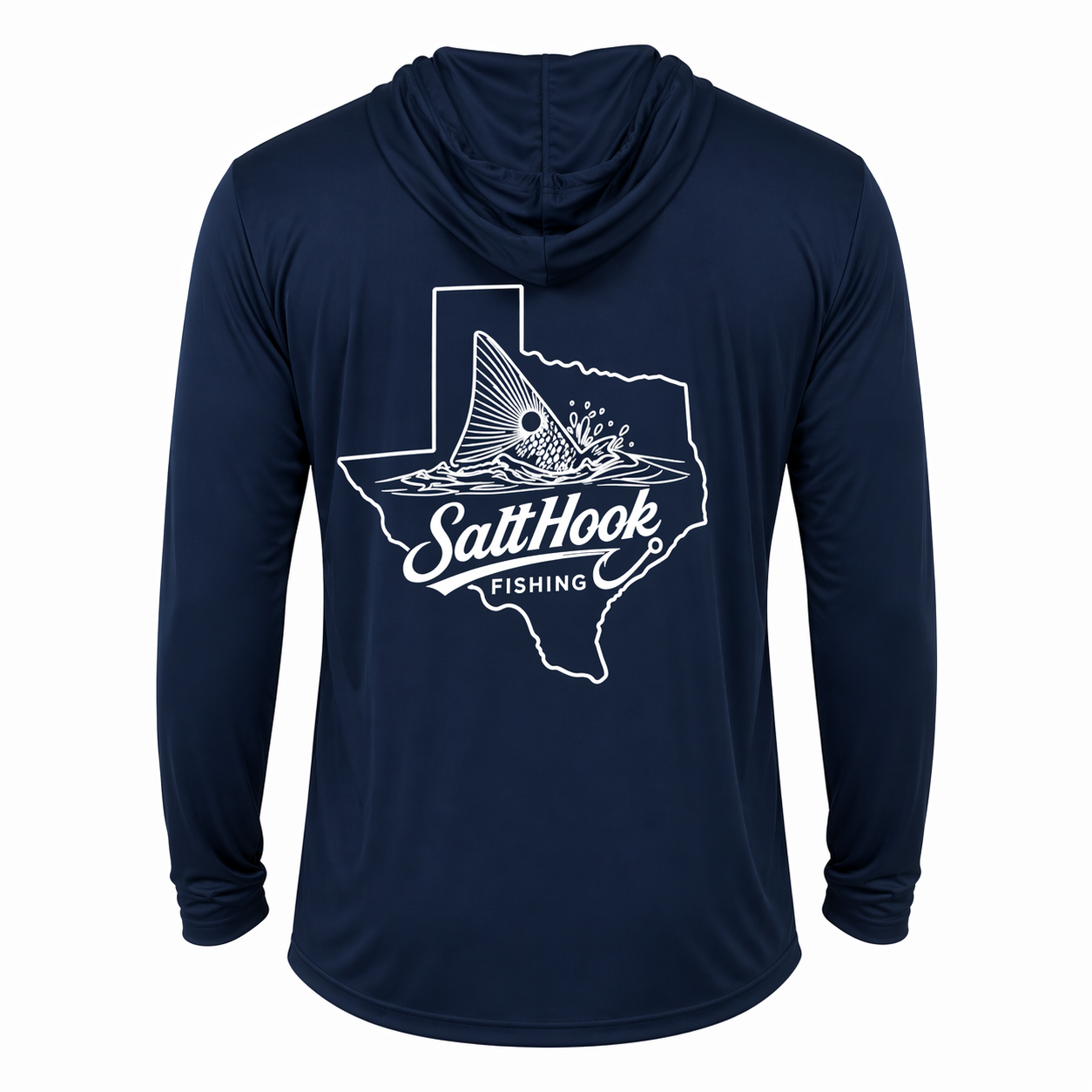 Salt Hook Fishing Lone Star Redfish Sun Hoodie
