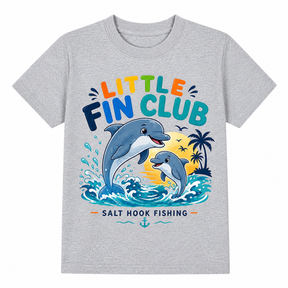 Pre- order- Little Fin Club – Sunset Splash Tee