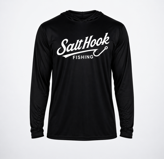 Pre- order- Salt Hook Fishing Signature Fin Performance sun hoodie