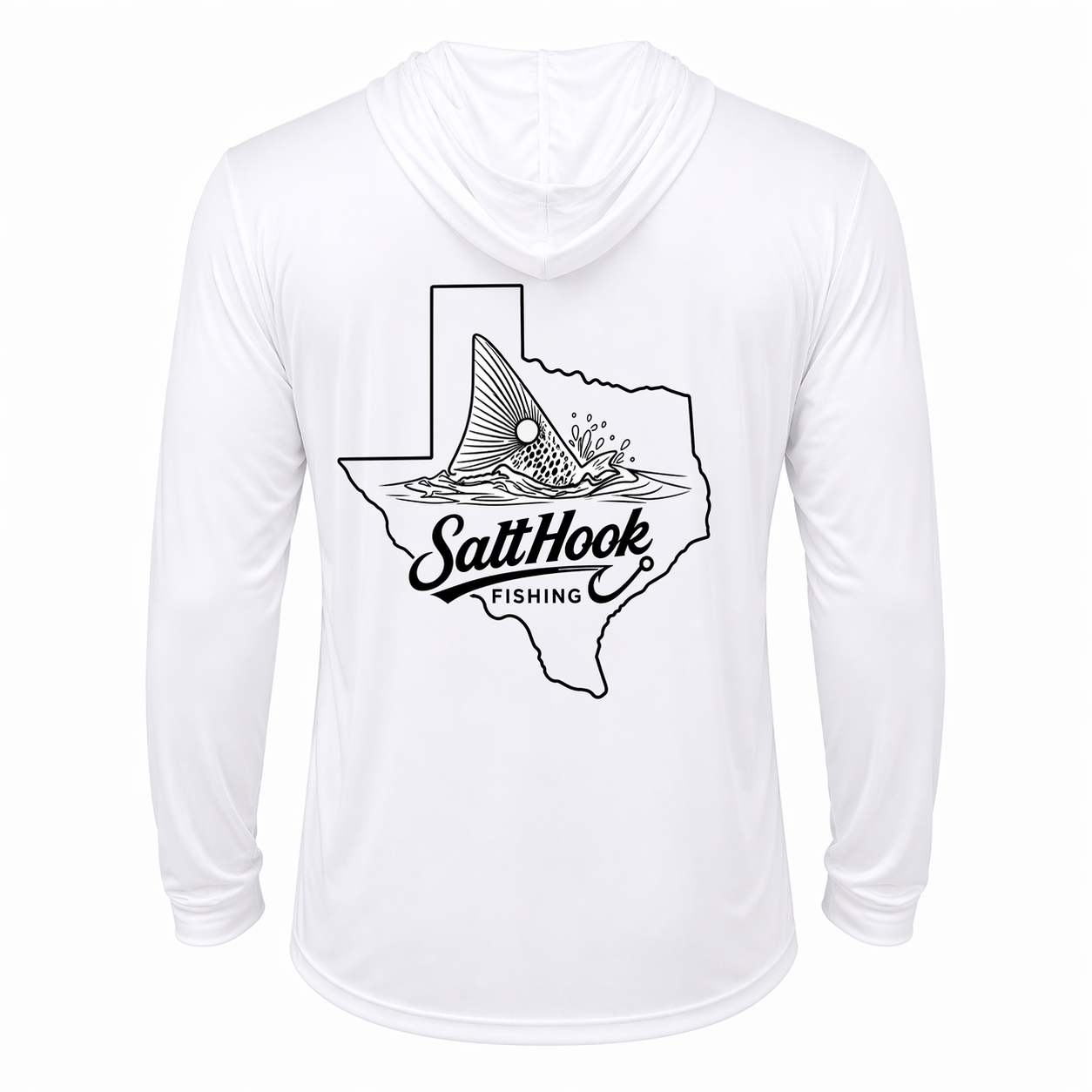 Salt Hook Fishing Lone Star Redfish Sun Hoodie