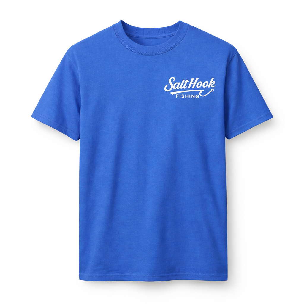 Pre-order- Salt Hook Fishing Signature Fin Performance T-shirt