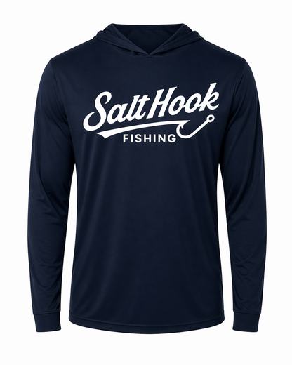 Pre- order- Salt Hook Fishing Signature Fin Performance sun hoodie