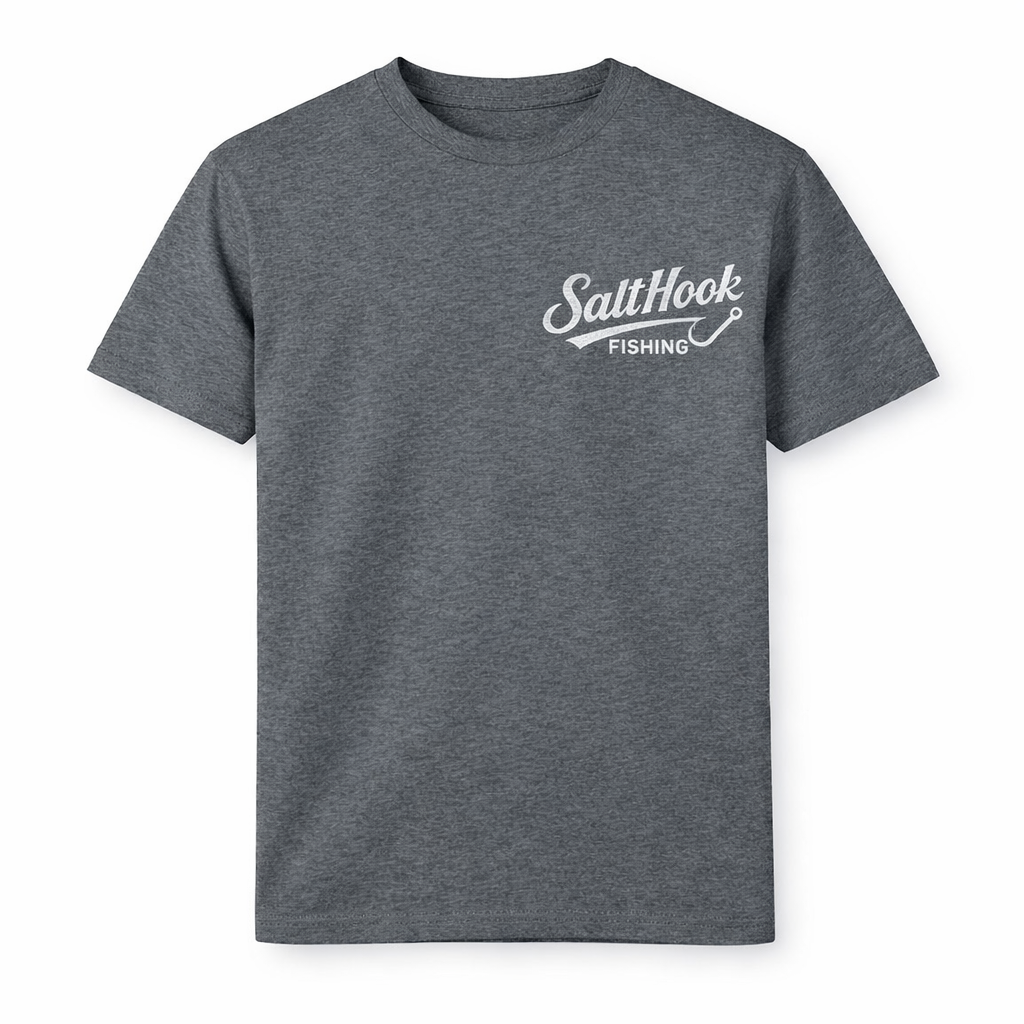 Pre-order- Salt Hook Fishing Signature Fin Performance T-shirt
